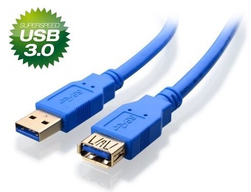 USB 3 0 Extension Cable Type A to A M F Blue 2m-preview.jpg